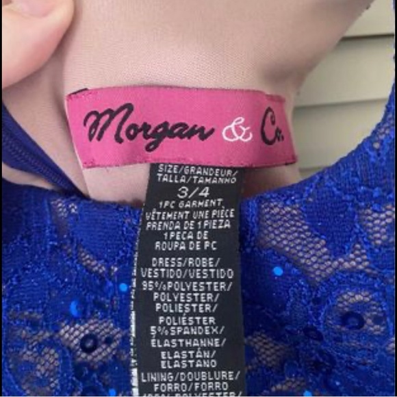 Royal Blue Gown Dress - Picture 2 of 4